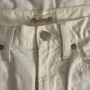 Madewell Off-White Denim Pants